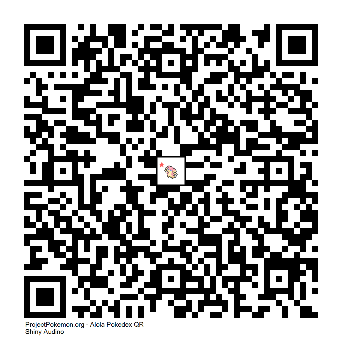 Cdigo QR de Audino variocolor
